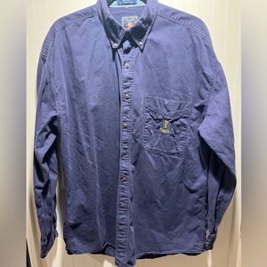 Chaps Ralph Lauren Navy Button Down Shirt